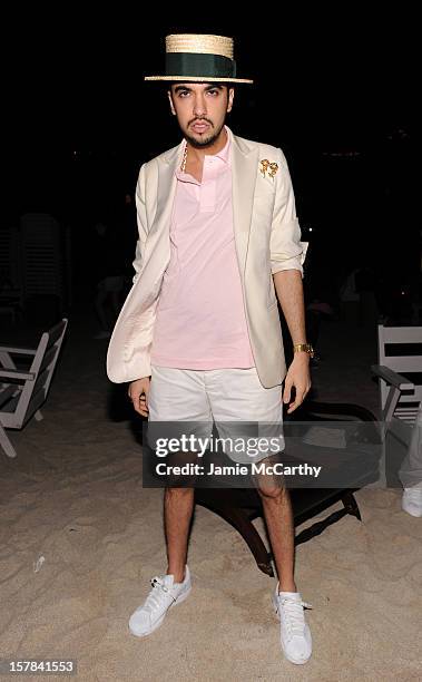 Cassidy attends the amfAR Inspiration Miami Beach Party on December 6, 2012 in Miami Beach, United States.