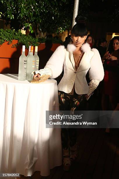Actress Bai Ling attends Voli Light Vodka's Holiday Party hosted by Fergie Benefiting Cellphones for Soldiers at SkyBar at the Mondrian Los Angeles...