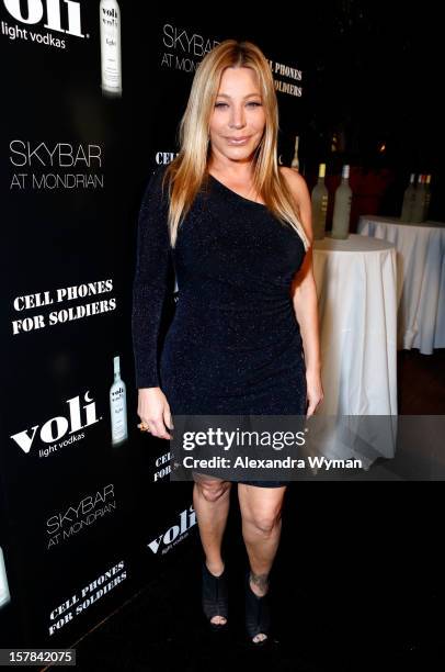 Singer Taylor Dayne attends Voli Light Vodka's Holiday Party hosted by Fergie Benefiting Cellphones for Soldiers at SkyBar at the Mondrian Los...