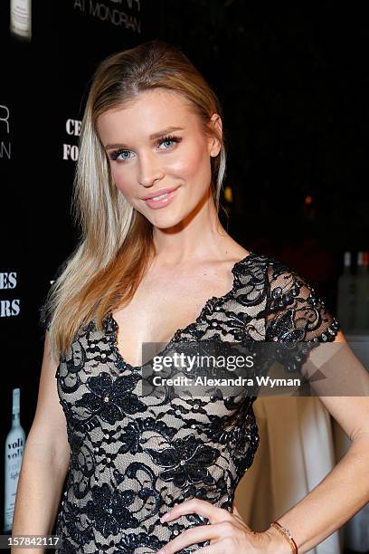 Model Joanna Krupa attends Voli Light Vodka's Holiday Party hosted by Fergie Benefiting Cellphones for Soldiers at SkyBar at the Mondrian Los Angeles...