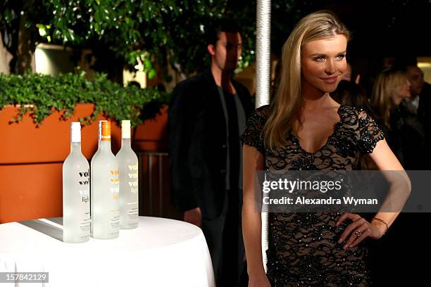 Model Joanna Krupa attends Voli Light Vodka's Holiday Party hosted by Fergie Benefiting Cellphones for Soldiers at SkyBar at the Mondrian Los Angeles...