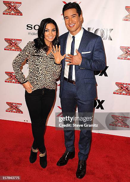 Mario Lopez arrives at the "The X Factor" Viewing Party Sponsored By Sony X Headphones at Mixology101 & Planet Dailies on December 6, 2012 in Los...