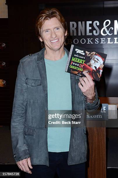 Denis Leary signs copies of his new book "Merry F***in' Christmas" at Barnes & Noble bookstore at The Grove on December 6, 2012 in Los Angeles,...