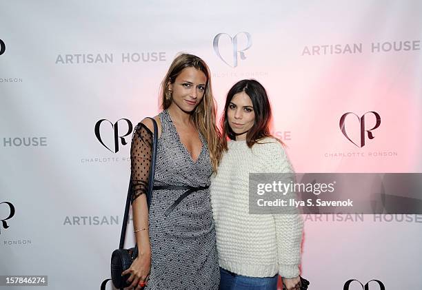 Charlotte Ronson and Ally Hilfiger attend Charlotte Ronson + Artisan House Host Spring/Summer 2013 Handbag Preview on December 6, 2012 in New York...
