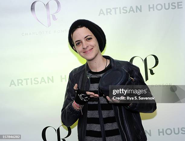 Samantha Ronson attends Charlotte Ronson + Artisan House Host Spring/Summer 2013 Handbag Preview on December 6, 2012 in New York City.