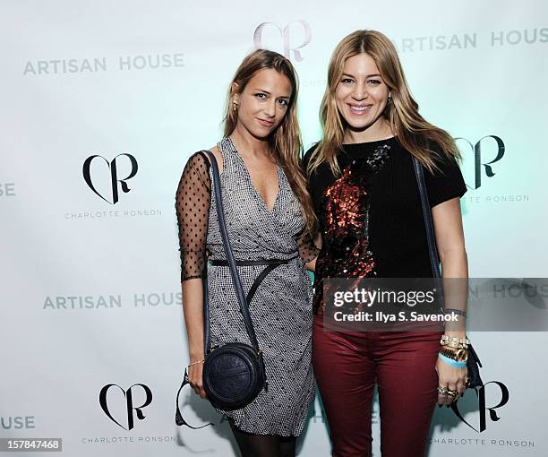 Charlotte Ronson and Dani Stahl attend Charlotte Ronson + Artisan House Host Spring/Summer 2013 Handbag Preview on December 6, 2012 in New York City.