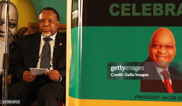 Deputy President Kgalema Motlanthe at the Jacob Zuma Centennial lecture on December 6, 2012 in Potchefstroom, South Africa. The lecture is part of...