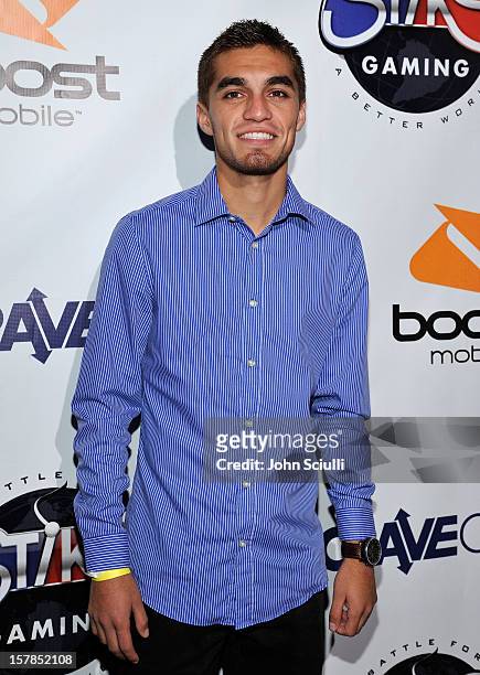 Hector Jimenez attends the STiKS ARCADE for Hurricane Sandy Relief at Boulevard 3 on December 6, 2012 in Los Angeles, California.