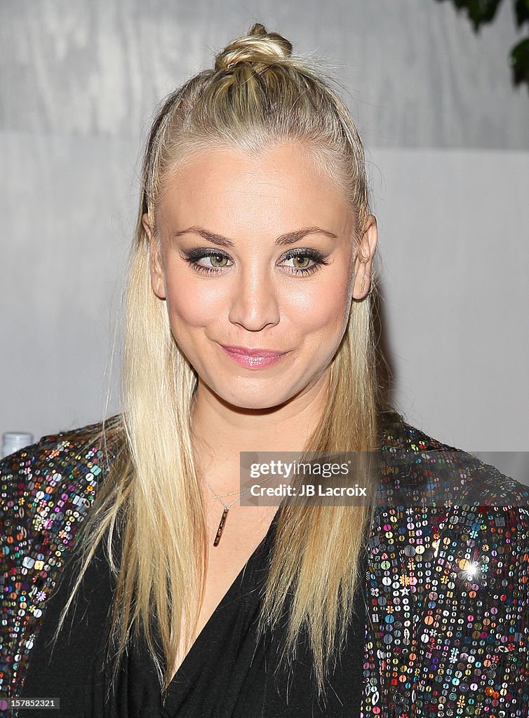 Is Kaley Cuoco In A Vodka Commercial Kaley Cuoco attends the Voli Light Vodka Benefit at SkyBar at the