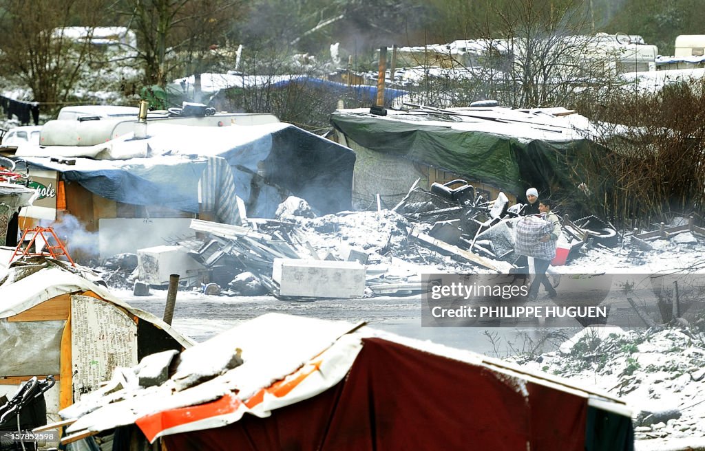 FRANCE-WEATHER-SNOW-ROMA