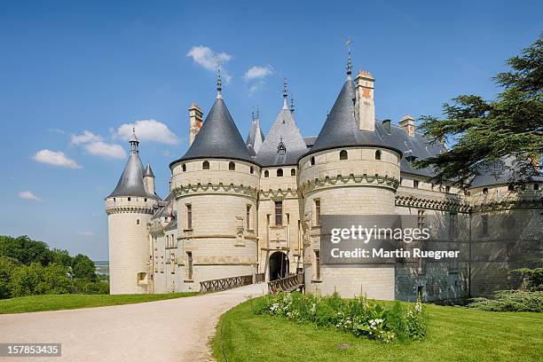 chateau de chaumont (chaumont castle). - loire valley stock pictures, royalty-free photos & images