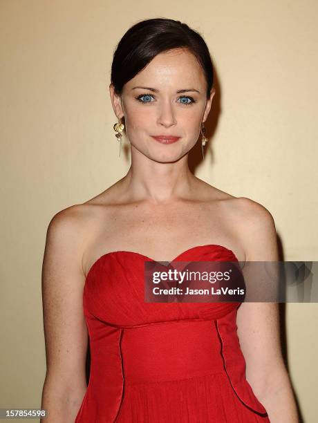 Actress Alexis Bledel attends the Children's Defense Fund's 22nd annual "Beat the Odds" Awards at the Beverly Hills Hotel on December 6, 2012 in...