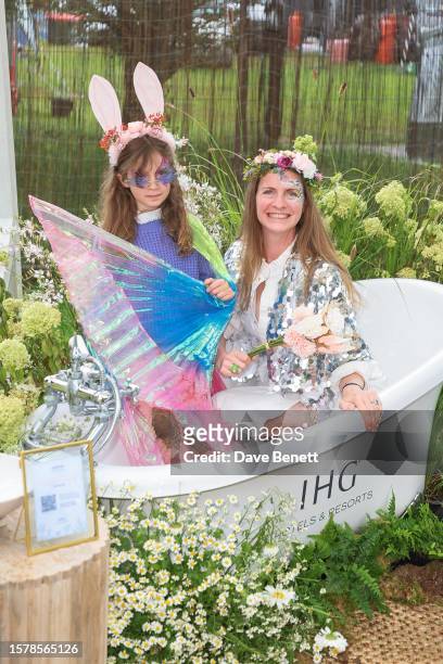 Guest and Chloe Delevingne attend the IHG Hotels "In The Wild" event at Wilderness Festival, presented by IHG Hotels & Resorts, at Cornbury Park on...