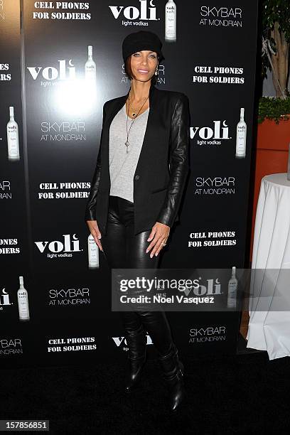 Nicole Murphy attends the Voli Lights Vodka benefit at SkyBar at the Mondrian Los Angeles on December 6, 2012 in West Hollywood, California.