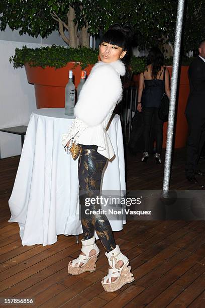 Bai Ling attends the Voli Lights Vodka benefit at SkyBar at the Mondrian Los Angeles on December 6, 2012 in West Hollywood, California.