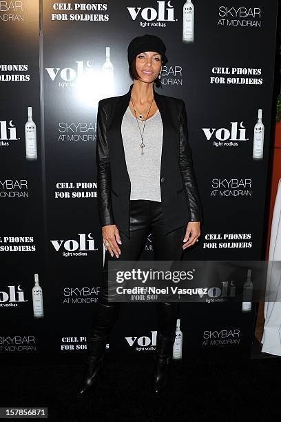 Nicole Murphy attends the Voli Lights Vodka benefit at SkyBar at the Mondrian Los Angeles on December 6, 2012 in West Hollywood, California.