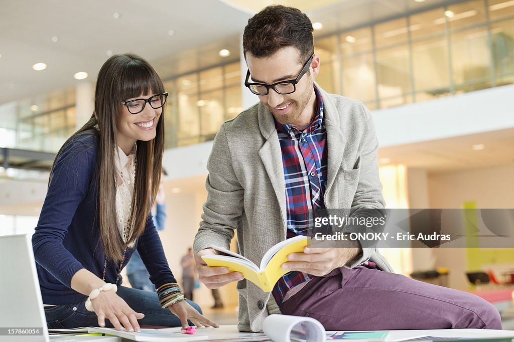 Designers working in an office