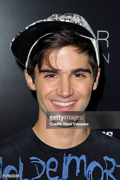 Max Ehrich attends the Voli Lights Vodka benefit at SkyBar at the Mondrian Los Angeles on December 6, 2012 in West Hollywood, California.