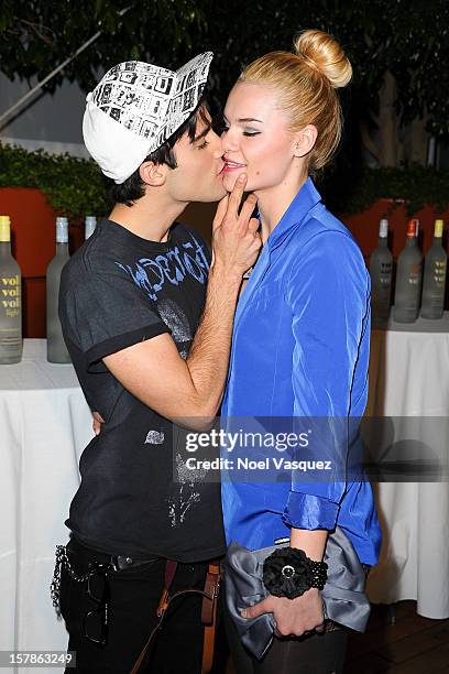 Max Ehrich attends the Voli Lights Vodka benefit at SkyBar at the Mondrian Los Angeles on December 6, 2012 in West Hollywood, California.