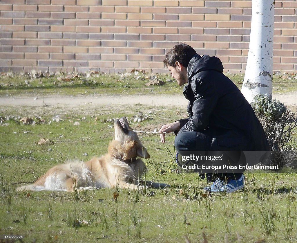 Celebrities Sighting In Madrid - December 6, 2012