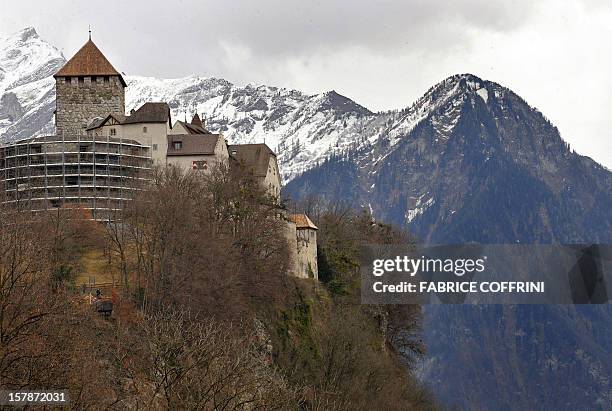 The Castel of Vaduz, home of the Liechtenstein princely family is pictured on March 1, 2008 in Vaduz. Liechtenstein, whose reputation has been...