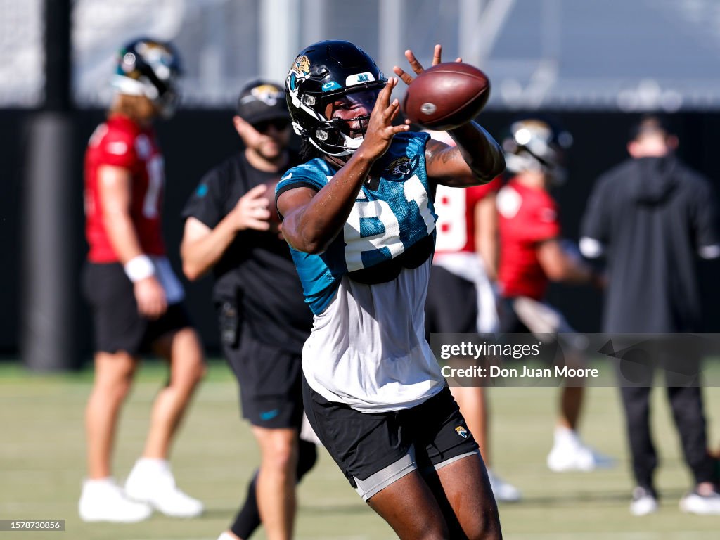 Seth Williams Rapper Wide Receiver Seth Williams of the Jacksonville Jaguars makes a catch ...