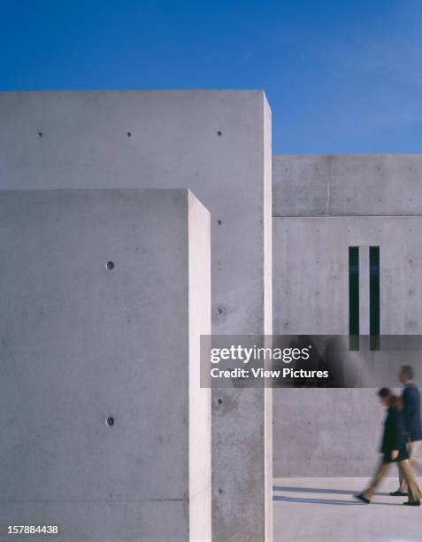Pulitzer Foundation For The Arts, St Louis, United States, Architect Tadao Ando, Pulitzer Foundation For The Arts Portrait View Of Concrete.
