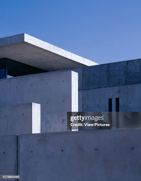Pulitzer Foundation For The Arts, St Louis, United States, Architect Tadao Ando, Pulitzer Foundation For The Arts Portrait Detail Of Concrete And...