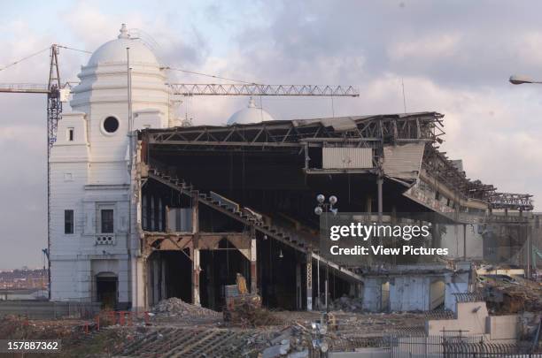 Wembley Stadium Demolition, Wembley, United Kingdom, Architect John Simpson / Maxwell Ayrton / Owen Williams Wembley Stadium Demolition Tower With...