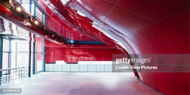 Reina Sofia Museum, Madrid, Spain, Architect Jean Nouvel Reina Sofia Museum Access Area To The Auditorium.