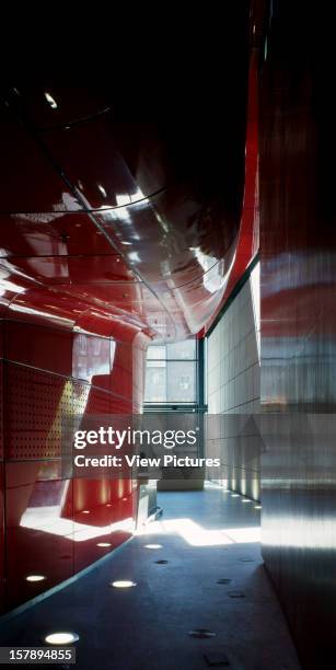 Reina Sofia Museum, Madrid, Spain, Architect Jean Nouvel Reina Sofia Museum Interior Detail Of The Bar.