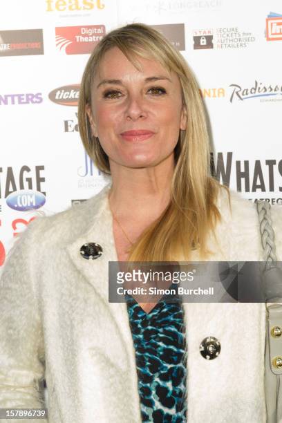 Tamsin Outhwaite attends the Whatsonstage.com Theare Awards nominations launch at Cafe de Paris on December 7, 2012 in London, England.