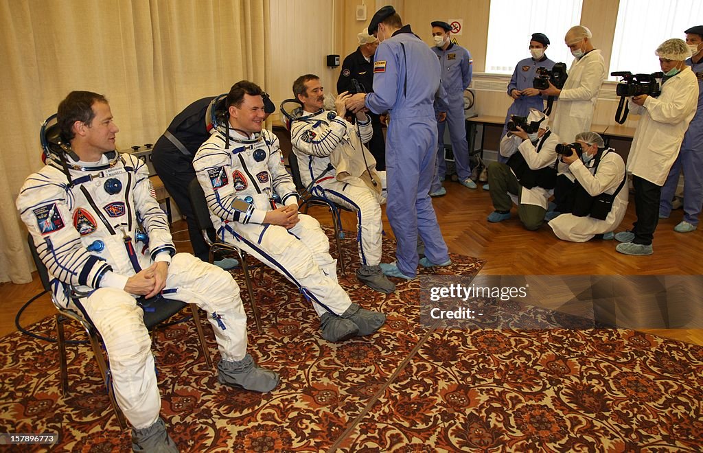 KAZAKHSTAN-RUSSIA-US-CANADA-ISS-SPACE