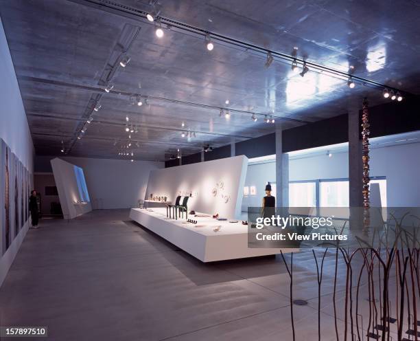 Design Sight [Design Museum], Tokyo, Japan, Architect Tadao Ando 21_21 Design Sight Exhibition Space.