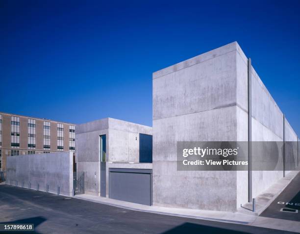 Pulitzer Foundation For The Arts, St Louis, United States, Architect Tadao Ando, Pulitzer Foundation For The Arts Landscape View Of Rear Elevation.