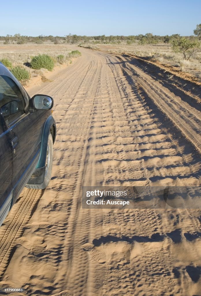 Corrugations in unsealed outback roads