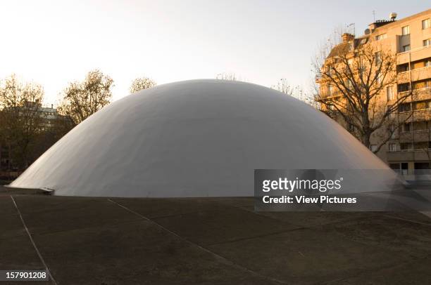 French Communist Party Headquarters, Paris, France, Architect Oscar Niemeyer, French Communist Party Headquarters Dome.
