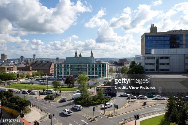 United Kingdom, Architect Leeds, The Rose Bowl, Leeds Metropolitan University, A General Shot Showing The Building In Its City Location.
