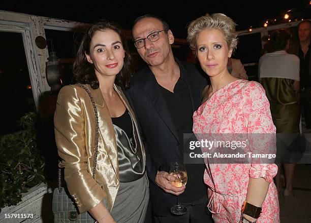Designer Francesca Amfitheatrof, Philipp Ruth and Elizabeth Esteve News  Photo - Getty Images