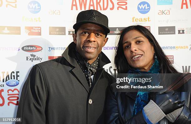 Adrian Lester attends the Whatsonstage.com Theatre Awards nominations launch at Cafe de Paris on December 7, 2012 in London, England.