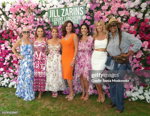 Margaret Josephs, LeeAnne Locken, Jill Zarin, Luann de Lesseps, Jennifer Fessler, Kristen Taekman and Cynthia Bailey attend Jill Zarin's Luxury...