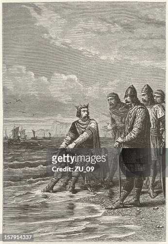 King Canute and Earl Ulf quarrel over chess, Roskilde, Denmanrk, 1026  News Photo - Getty Images
