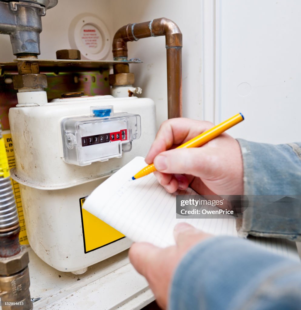 Reading the  Gas Meter