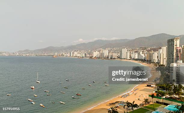 acapulco bay morning - 阿卡普爾科 個照片及圖片檔