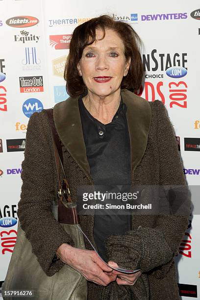 Linda Marlow attends the Whatsonstage.com Theare Awards nominations launch at Cafe de Paris on December 7, 2012 in London, England.