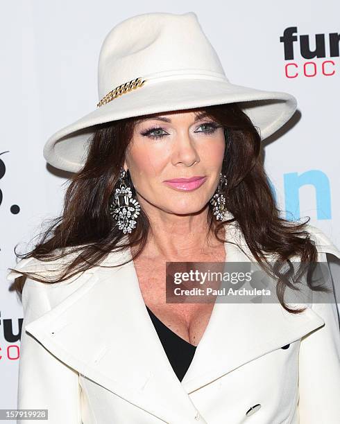 Reality TV Personality Lisa Vanderpump attends the Get Festive With Frankie B. And Kitson event at Kitson on Robertson on December 6, 2012 in Beverly...