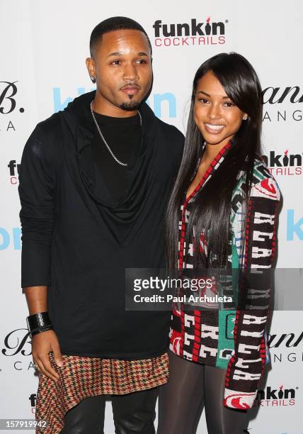 Karrueche Tran attends the Get Festive With Frankie B. And Kitson event at Kitson on Robertson on December 6, 2012 in Beverly Hills, California.