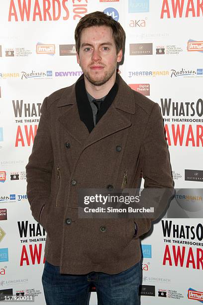 Michael Bruce attends the Whatsonstage.com Theare Awards nominations launch at Cafe de Paris on December 7, 2012 in London, England.