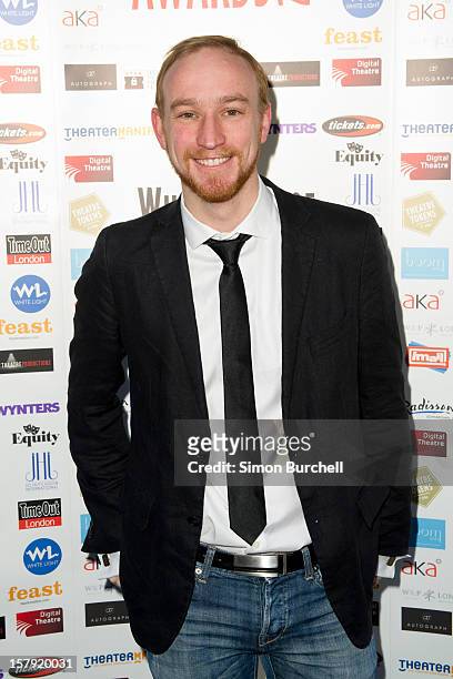 Guest attends the Whatsonstage.com Theare Awards nominations launch at Cafe de Paris on December 7, 2012 in London, England.