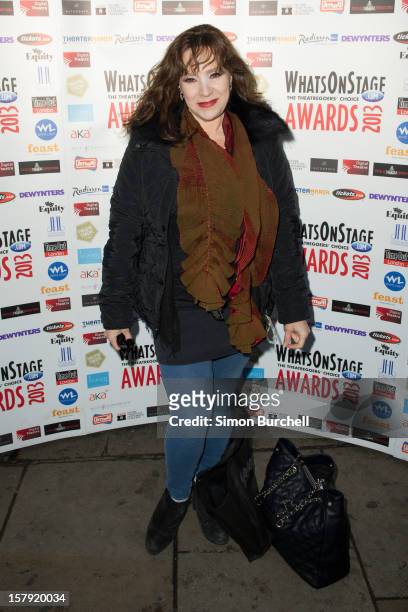 Harriet Thorpe attends the Whatsonstage.com Theare Awards nominations launch at Cafe de Paris on December 7, 2012 in London, England.